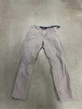 Men's Casual Straight-Leg Pants in Taupe gramicci small brown